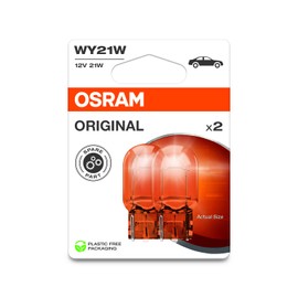 Osram Original 12 V, WY21W, 7504-02B, glass wedge base, halogen signal lamp, double blister (2 lamps)