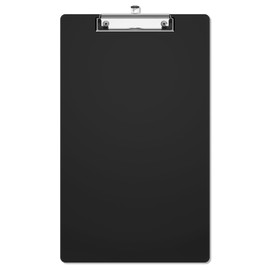 Macroclo Legal Size Clipboard, Black 8.5 x 14 Clip Boards for Lawers, Low Profile Clip, Writing Board, Size 9 x 15 in, Office & School Supply