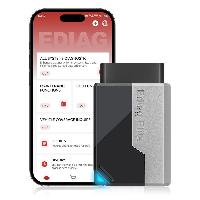 KINGBOLEN 2025 Kingbolen Ediag ELITE OBD2 Scanner Car Diagnostic Tool
