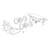 1968-1982 Corvette Headlight Bezel 8 Piece Screw Kit
