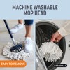 Casabella Spin Mop System with Extra Mop Head Refill -