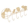 Wall Coat Rack Ginkgo Leaf Design Simple Elegant Style Wide