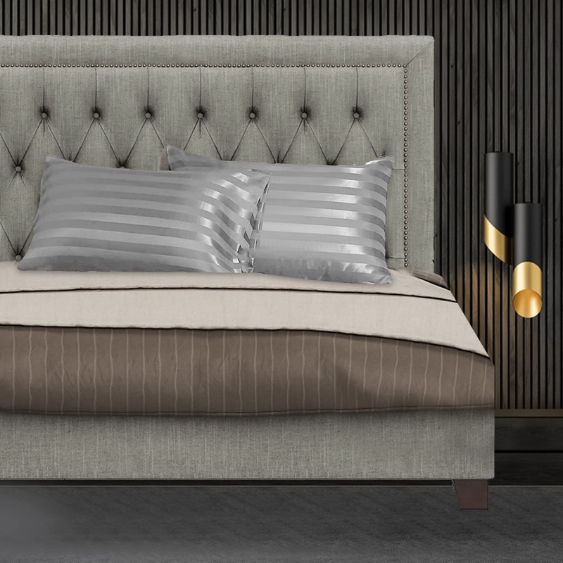 Stripe Satin Silk Pillowcase Pillow cover for Hair and Skin