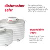 NESCO Food Dehydrator, 4 Trays, Speckled White
