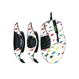 MightySkins Skin Compatible with Razer Naga Trinity - Fun Guns | Protective, Durable, and Unique Vinyl Decal wrap Cover | Easy to Apply, Remove, and Change Styles | Made in The USA