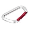 25KN Climbing Carabiner DShape Buckle Safety Equipment for Mountaineering HighAltitude