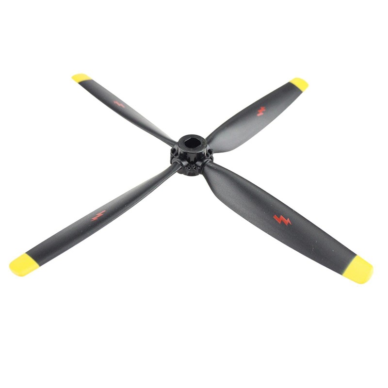 Lightweight RC Propellers Accessory,4 Blade Replacement RC Prop, Low Noise