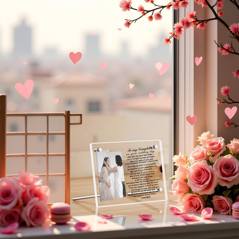Daughter Gifts from Mom On Her Wedding Day,Bride Gift from