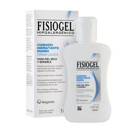 FISIOGEL Crema liquida cuidado hidratante | Nutre | Piel Sensible seca | 100 ML