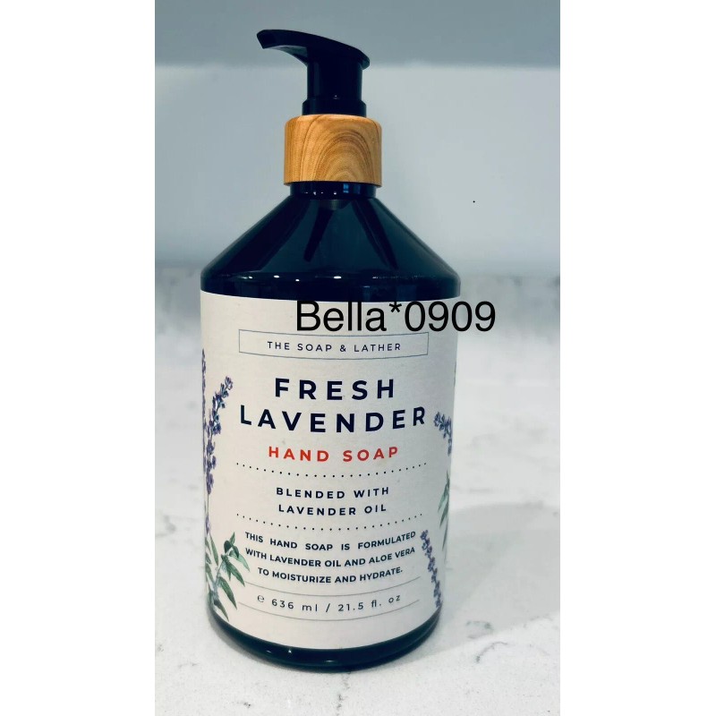 The Soap & Lather FRESH LAVENDER Hand Soap 21.5fl oz/636ML.
