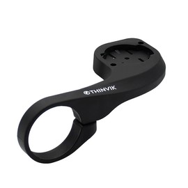 Thinvik Out Front Bike Computer Mount for Garmin Edge 830 820 810 800 530 520 Plus 520 510 500 200 25 GPS Compatible with 31.8mm 25.4mm Handlebar (Basic - Printed Logo)
