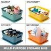 Tiawudi 12 Pack 4.5L Storage Bins with Lids, Plastic Storage