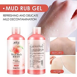DafPrauy- Barro para frotar, gel para frotar con barro, crema exfoliante con barro, artefacto para frotar con barro, gel crema para frotar con barro, limpiador de piel