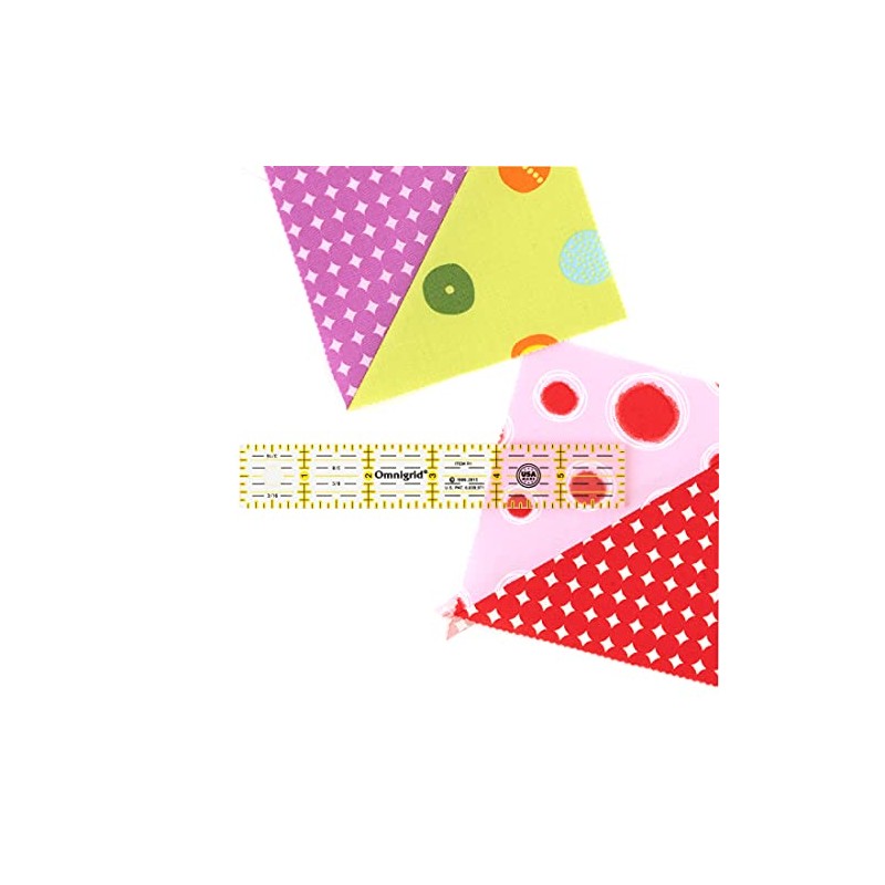 Omnigrid 1 x 6-Inch Ruler, Clear Quilting and Sewing Ruler