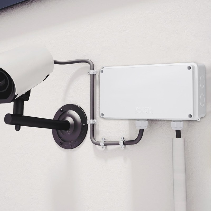 DAMORON Junction Box IP65 Waterproof, Surface-Mounted Distribution Box, Diameter 12-15