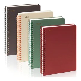 4 Pcs Libreta De Notas A5 Cuadernos 320 Hojas Raya Ejecutivo ,cubierta Impermeable Libretas Pasta Dura 4 Colores Para Suministros Escolares De Oficina