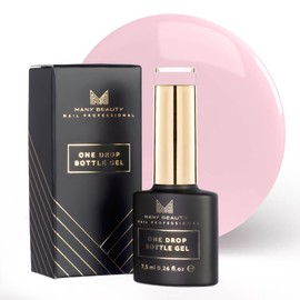 MANY BEAUTY Gel Nails Single-Phase 15 ml – Resistant and Durable Nail Gel – Gel for Nails – Gel Nails – Nails Gel – 1-Phase Gel for Gel Nails – Building Gel Thick Viscosity No. 006 Light Pink