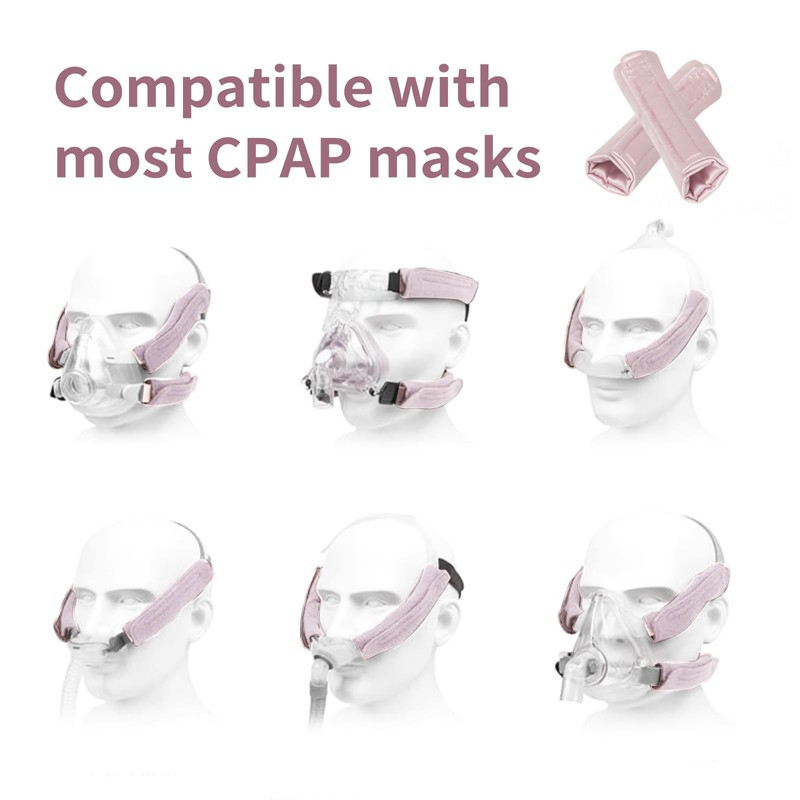 4 Pack Satin Mask Strap Covers, Universal and Reusable Comfort