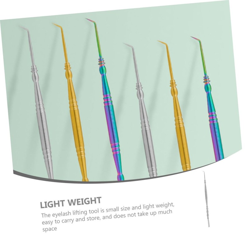 Frcolor Bamboo Eyelash Perm Stick Stainless Steel Eyelash Perm Assistant