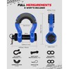 AMBULL Shackles 3/4 Inch D Ring Shackle (2 Pack) 41,887lb