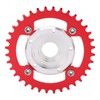 104BCD 36T Chainring Conversion Kit Aluminum Alloy Mid Drive Chainring