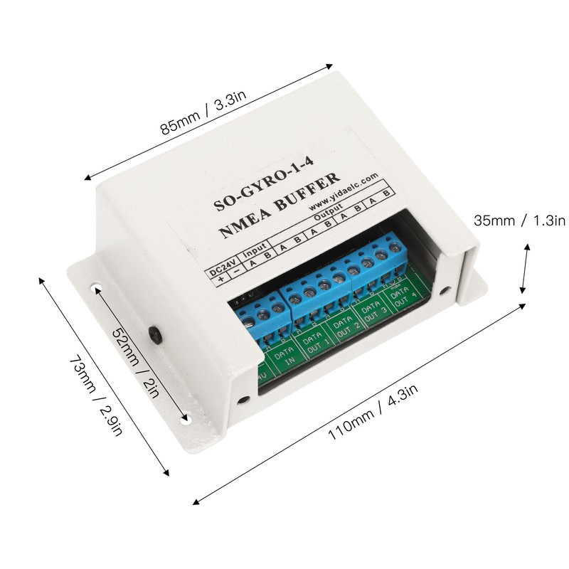 for NMEA Buffer 1 in 4 Out Marine Serial Line
