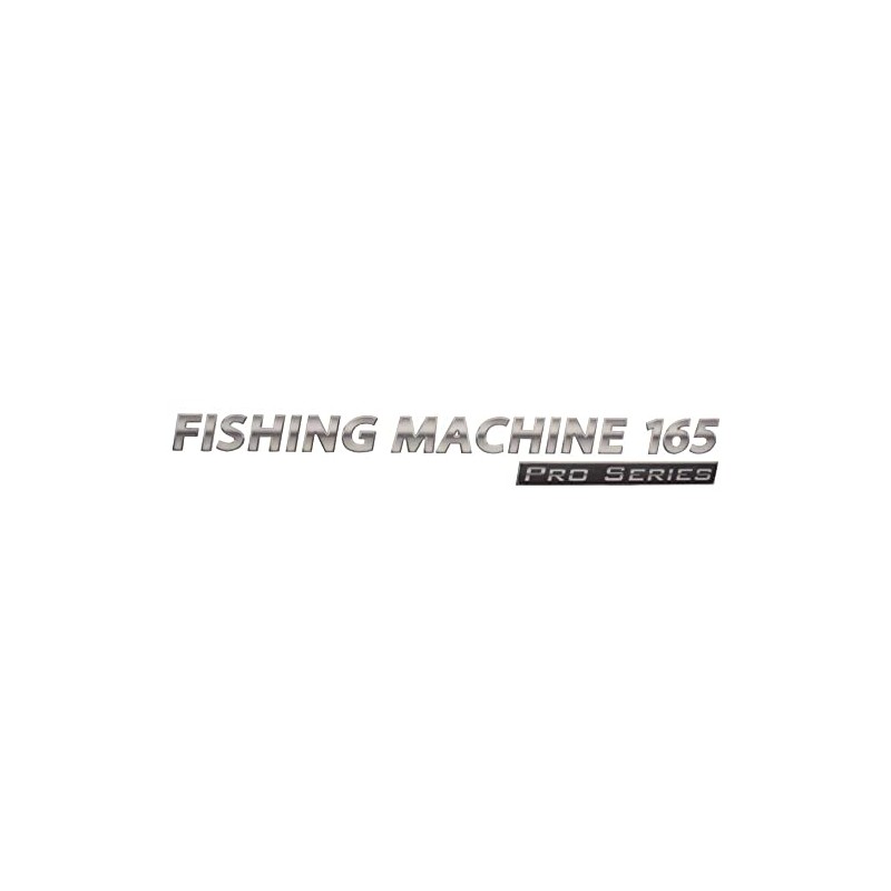 Lowe Fishing Machine 165 Pro Boat Raised Decal Sticker