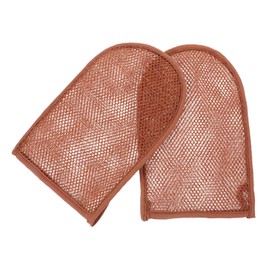 NOLITOY 2 Pack Exfoliating Shower Mitts Bathing Gloves Exfoliating Body Scrubber Nourishing Spa Experience