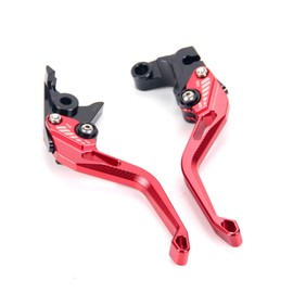 Auzkong Brake Clutch Lever for H0NDA CB125R (2019), CB500 F (2013-2019), MSX 125 Grom (2014-2019), CBR500R (2013-2019), Clutch Brake Lever Red