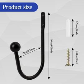 Curtain Tiebacks Hooks Metal Curtain Hooks for Drapes Curtain Holdbacks Curtain Ties Curtain Tie Backs for Drapes Curtain Hooks for Drapes Embrasse Pour Rideaux Drapery Hooks Curtain Tie Back