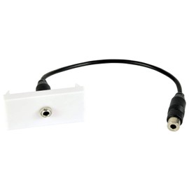 AV:Link | Wall Plate Module - 3.5mm Stereo Jack to Female Tail