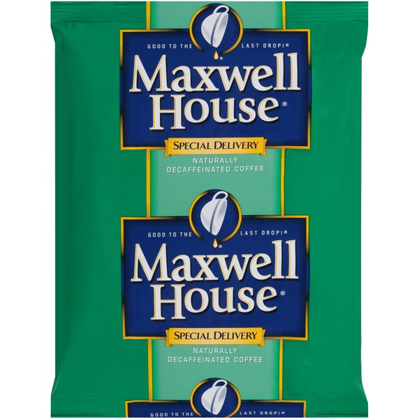 Maxwell House Decaf Special Delivery Medium Roast Coffee (1.3 oz Bags, Pack of 42)