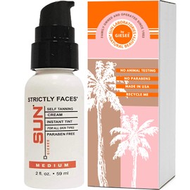 Sun Laboratories By Giesee Face Self Tanner Medium: Facial Self Tanning Lotion, Suntan Lotion and Sun Tanning Lotion for a Perfect Fake Tan | Sun Laboratories by Giesee