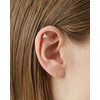 COCHARM 14K Solid Gold Helix Cartilage Conch Earring Stud 16g