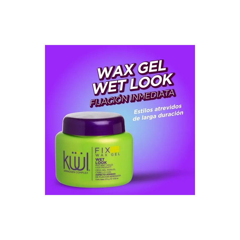 Gel Para Peinar Kuul Fix Me Wax Gel 270ml