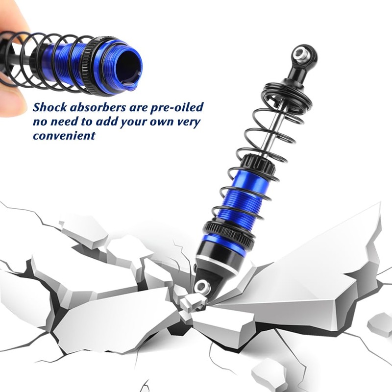 GIXCEL GPM Racing Aluminum Alloy Front & Rear 87mm Shock