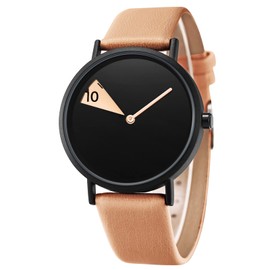 SHENGKE Minimalist Watch (Love Me Tender Love Me Home) Casual Fashion Wrist Watch BlackBrown