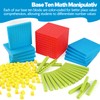 Torlam 131 PCS Base Ten Blocks for Math - Place
