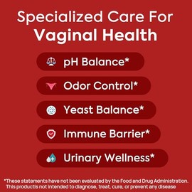 HerAure Vaginal Probiotics for Women - pH Balance, Healthy Vaginal Odor, Vaginal Flora, Yeast Balance, Women Probiotics and Prebiotics, Immune Support