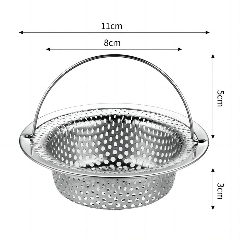 2 Pack Stainless Steel Kitchen Sink Strainer - 4.5 Inch