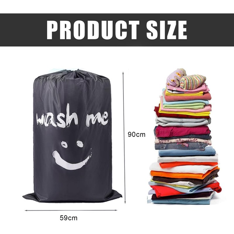 Laundry Bag, Easy to Carry, Large Capacity, Suitable for Travel,