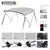 Seamander Inflatable Boat Bimini Tops,Rib Canopy Boat Top Cover 1.5mm