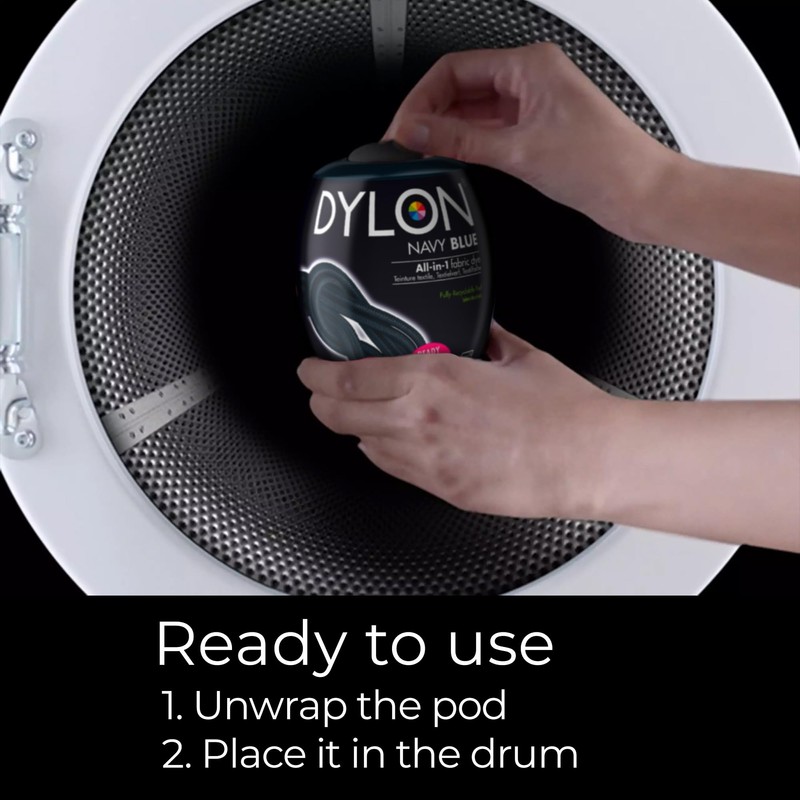 DYLON Washing Machine Fabric Dye Pod for Clothes & Soft