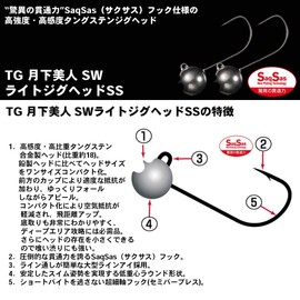 ダイワ(DAIWA) ジグヘッド TGSWLジグヘッドSS 1.0g-#6 040709