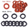Garden 50 pcs Heavy Duty Rubber Garden Hose Washer Seals