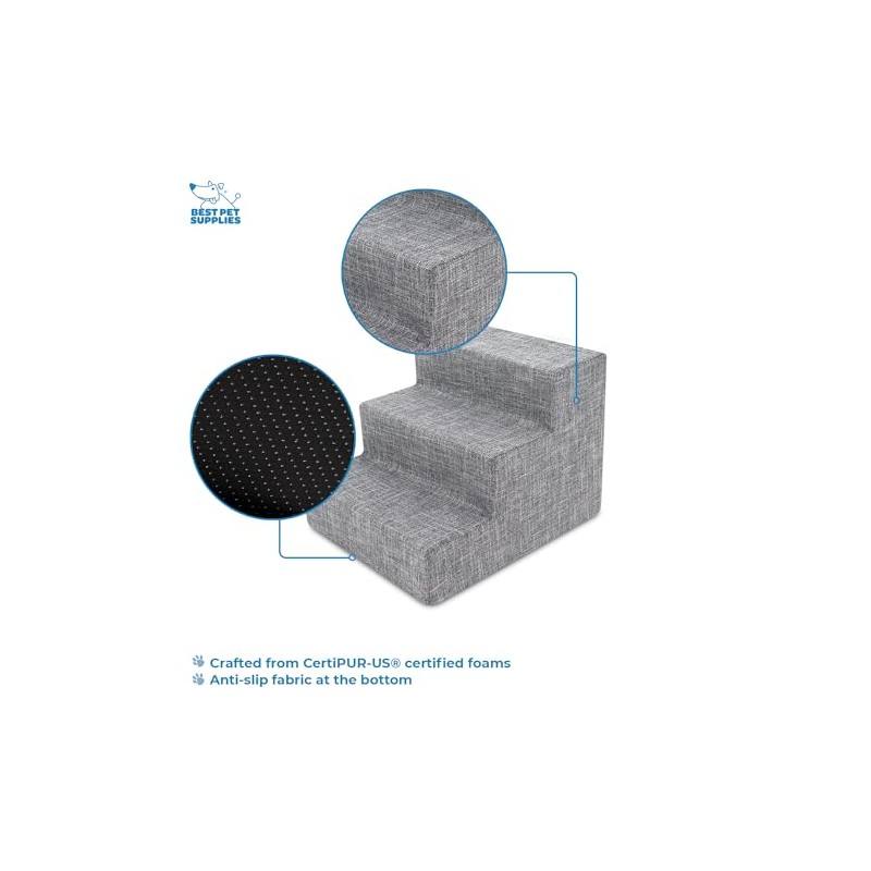 Best Pet Supplies Dog Stairs for Small Dogs & Cats,