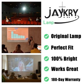 JAYKRY Original replacement lamp for Epson ELPLP85/V13H010L85 EH-TW6600,EH-TW6600w,EH-TW6700,EH-TW6700w,EH-TW6800,EH-TW7000,EH-TW7100,PowerLite HC 3000 Powerlite HC 3 100, PowerLite HC 3500, HC3600e,