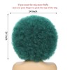 JSDshine Dark Green Afro Wigs for Women - Soft 70s