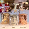 Gift for Women,Butterfly Candle Carousel Rotary Candle Holder Christmas Carousel