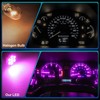 Atmufelp Purple/Pink T10 194 168 LED Dashboard Instrument Panel Light